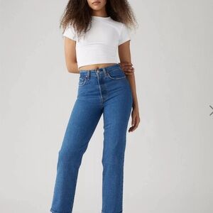 Levi's High Rise Blue Jeans Timeless Style